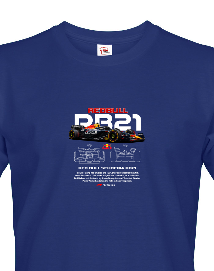 Pánské tričko F1 - Red Bull RB21