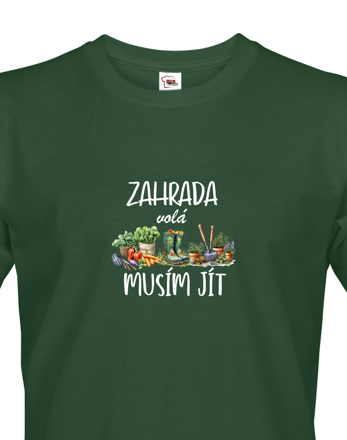 Pánské tričko Zahrada volá