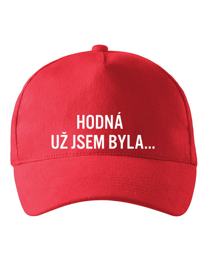 Unisex kšiltovka Hodná už jsem byla