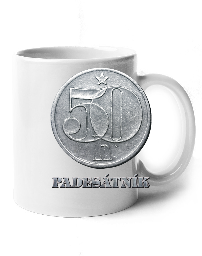 Keramický hrnek padesátník