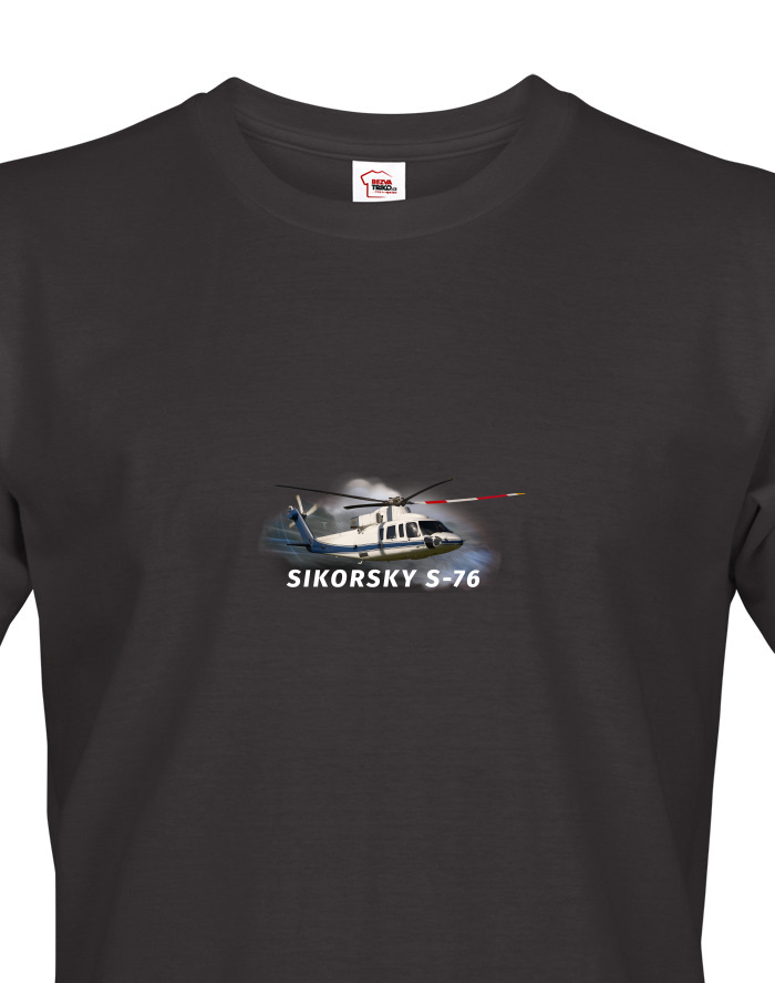 Pánské tričko Sikorsky S-76