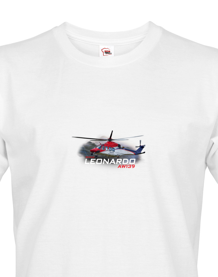 Pánské tričko Leonardo AW139 Rescue