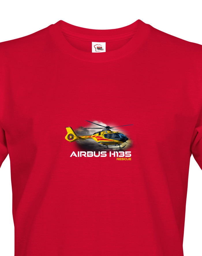 Pánské tričko Airbus Helicopters H135 Rescue