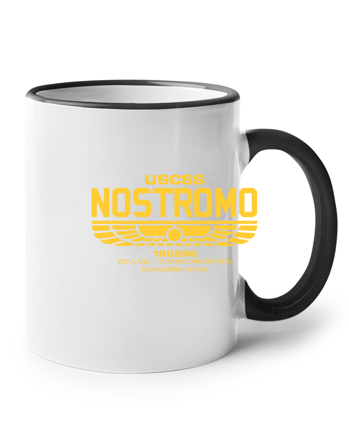 Keramický hrnek s černým uchem USCSS Nostromo
