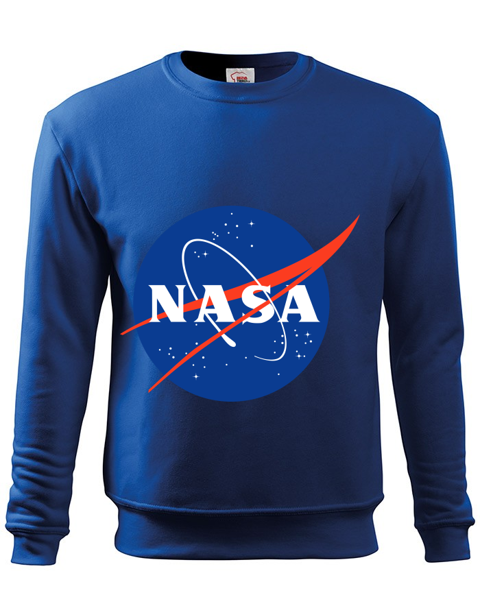 Dětská mikina bez kapuce potiskem NASA
