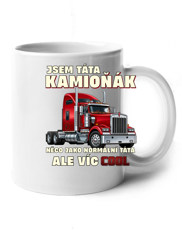 Keramický hrnek Kamioňák táta