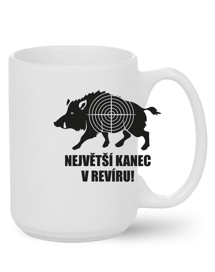 Keramický hrnek MAX Hrneček - Největší kanec v revíru