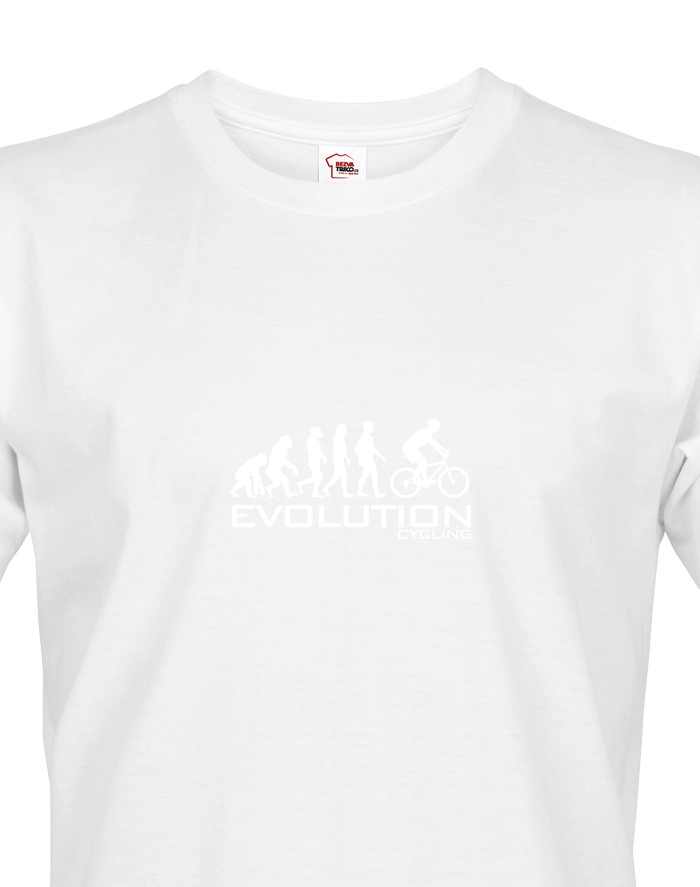 Pánské cyklo tričko Evoluce cyklistiky