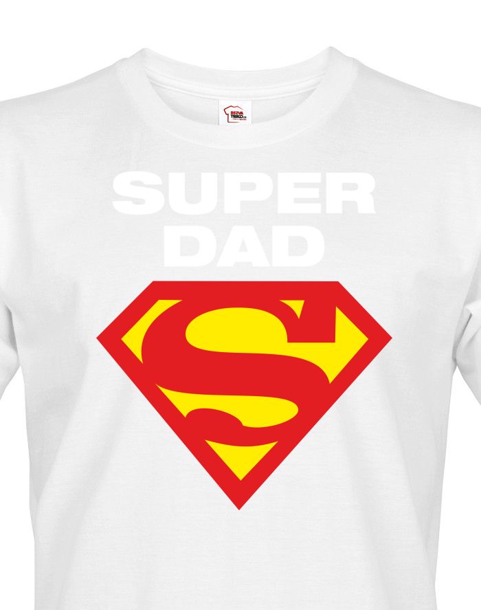 Vtipné tričko pro super tatínky Super Dad