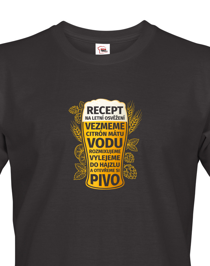 Pánské tričko Recept na letní osvěžení