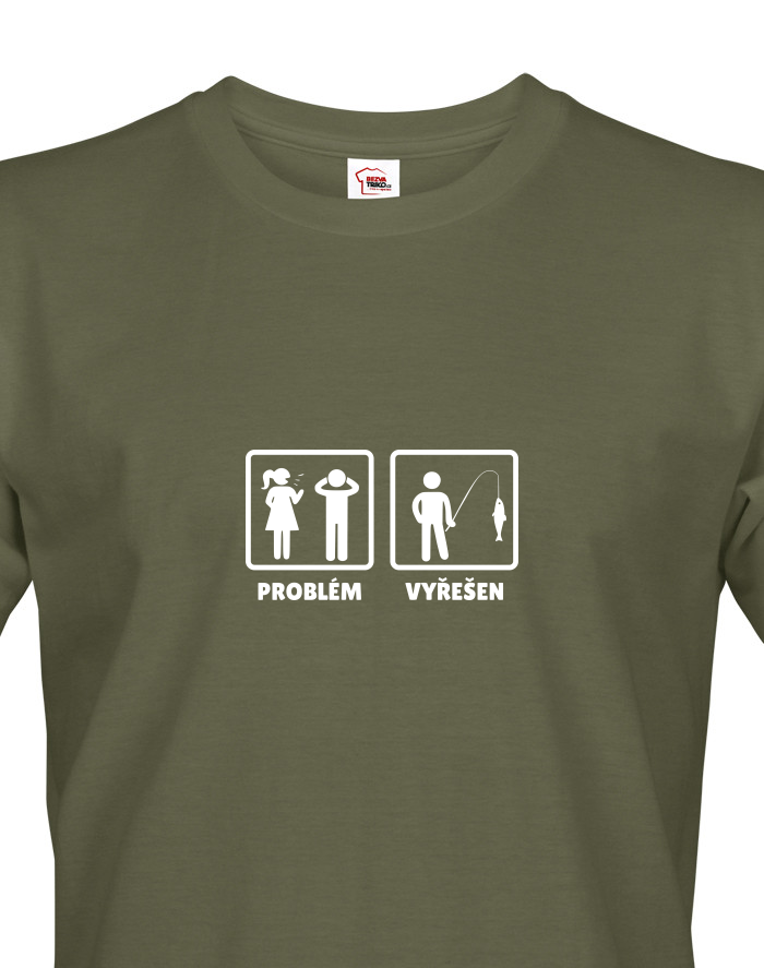 Tričko pro rybáře Problém - Vyřešen