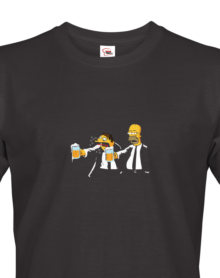 Vtipné tričko Homer Pulp Fiction
