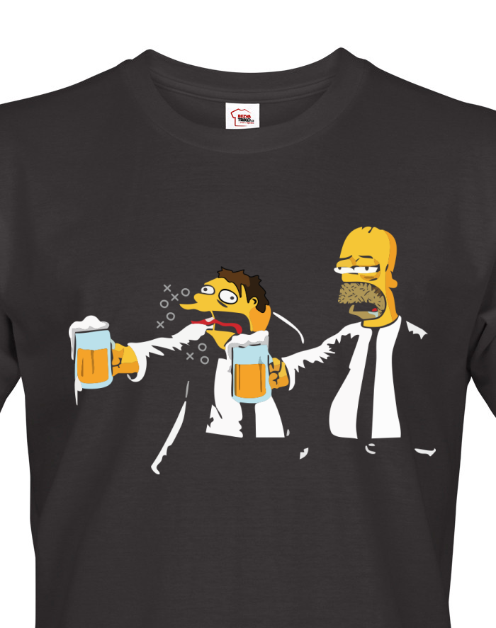 Vtipné tričko Homer Pulp Fiction