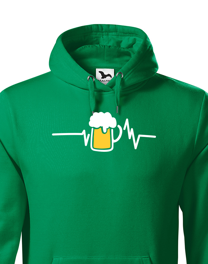 Pánská mikina s potiskem pivo