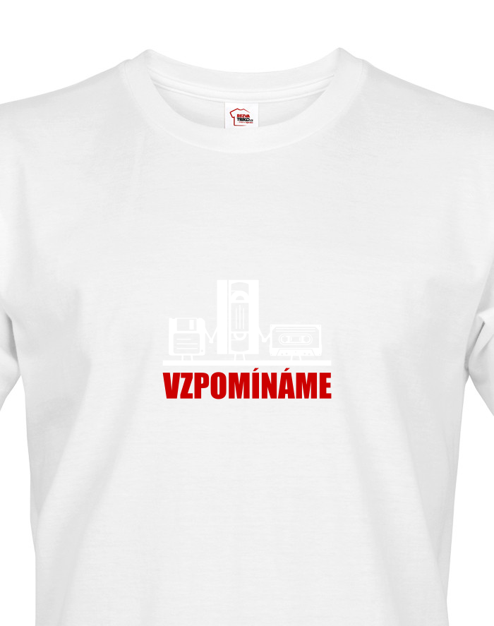 Pánské triko s retro motivem Vzpomínáme