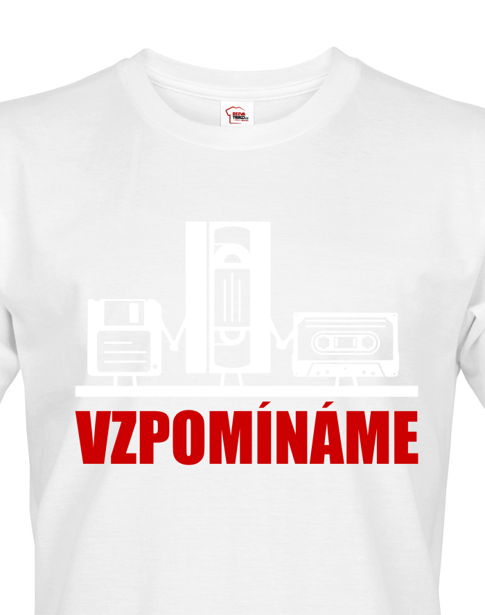 Pánské triko s retro motivem Vzpomínáme