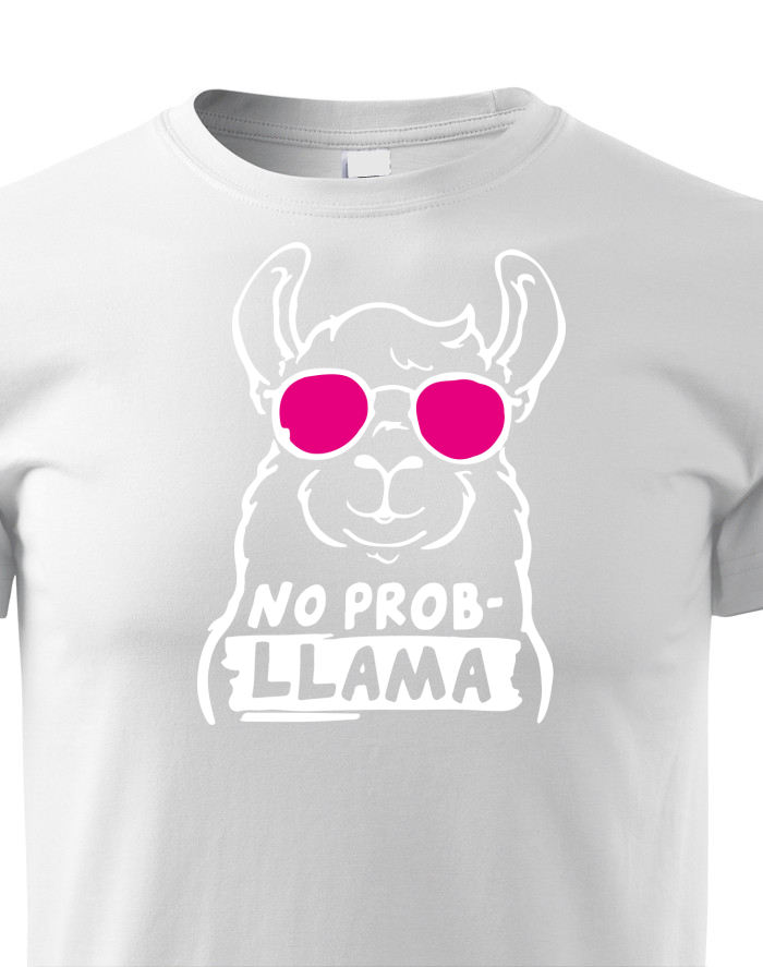 Dětské tričko No Prob - LLama