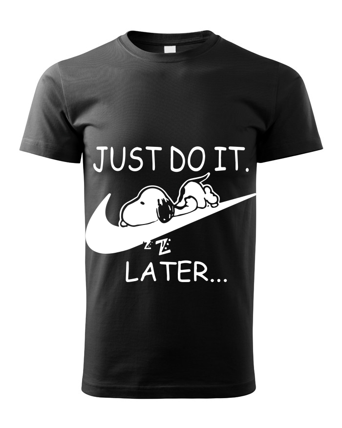 Dětské tričko s potiskem JUST DO IT TOMORROW