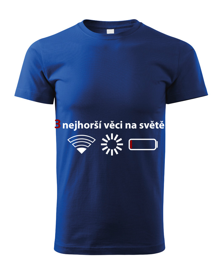 Dětské tričko 3 nejhorší věci na světě