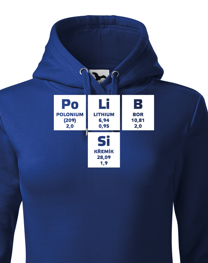 Dámská mikina s potiskem PoLiB Si