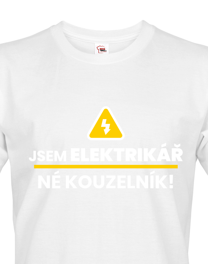 Pánské tričko Jsem elektrikář