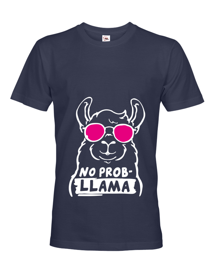 Pánské tričko No Prob - LLama