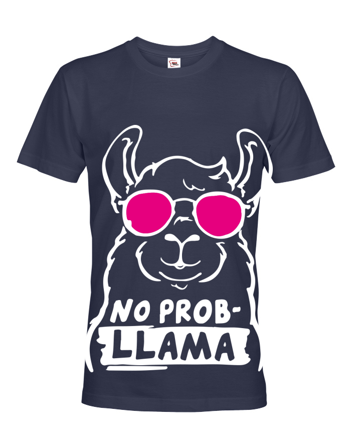 Pánské tričko No Prob - LLama