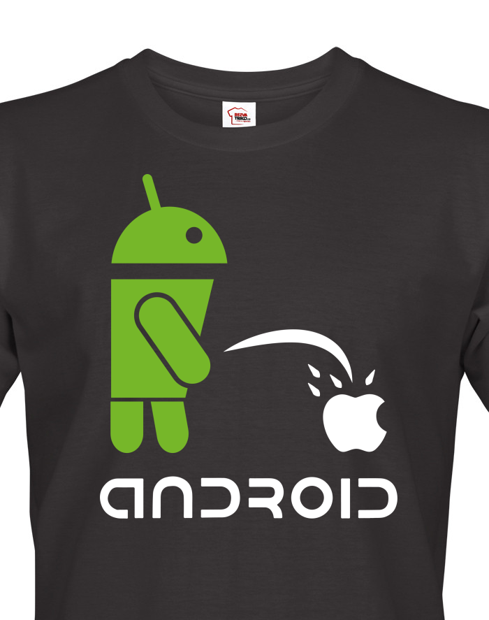 Pánské tričko Android vs Apple