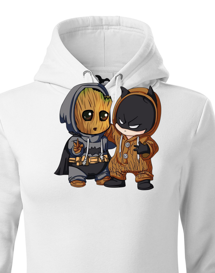 Dámská mikina Batman a Groot