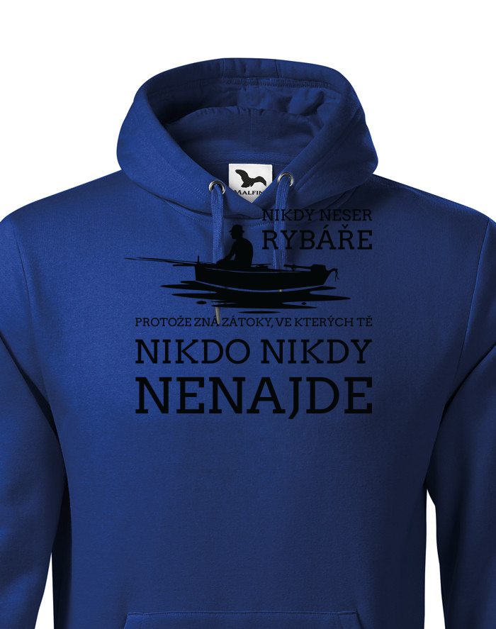 Pánská mikina Nikdy neser rybáře