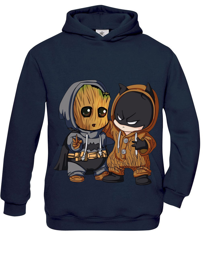 Dětská mikina Batman a Groot