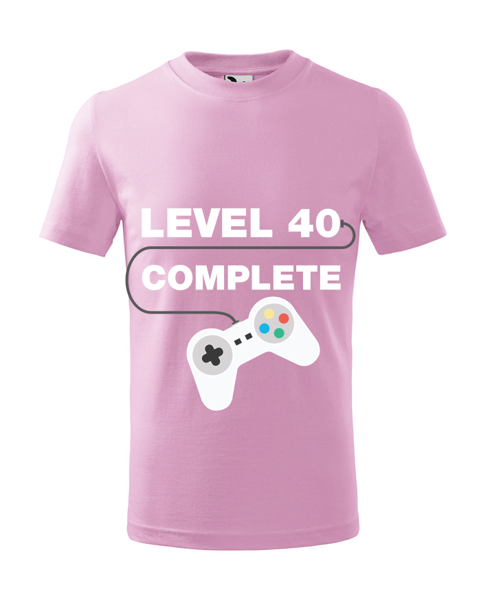 Dětské tričko k narozeninám - Level complete