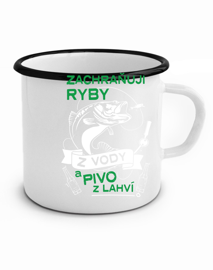 Plecháček Zachraňuji ryby z vody