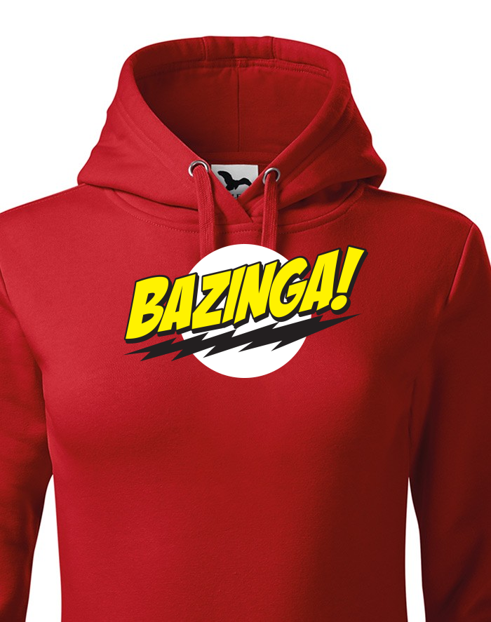 Dámská mikina Bazinga -Teorie velkého třesku