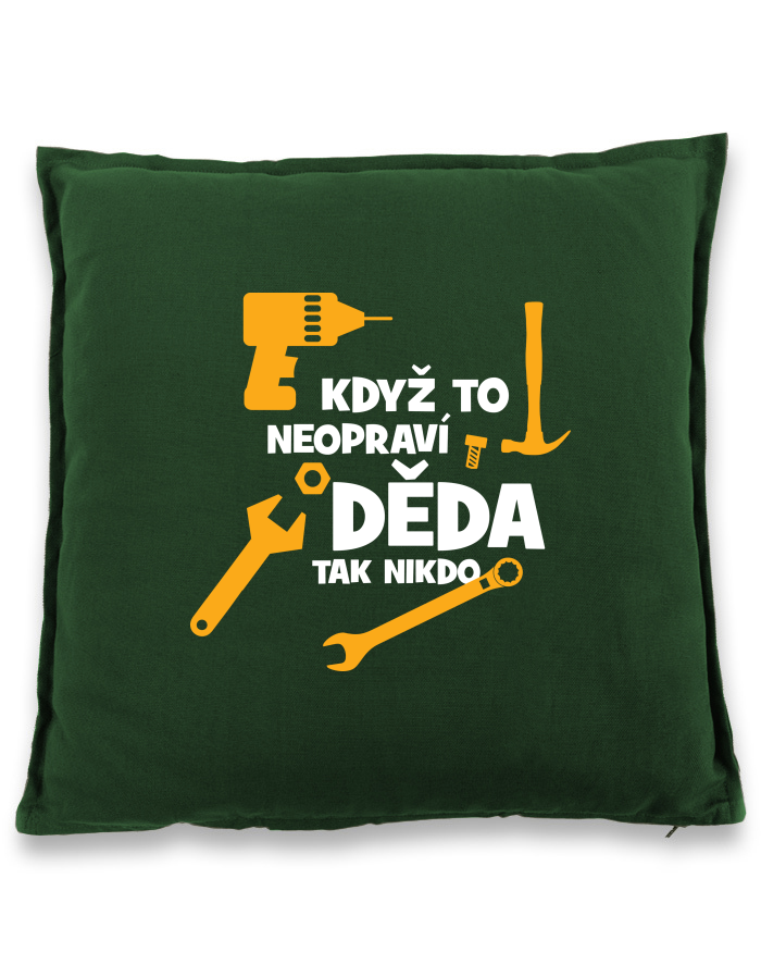 Polštář pro kutily Když to neopraví ...