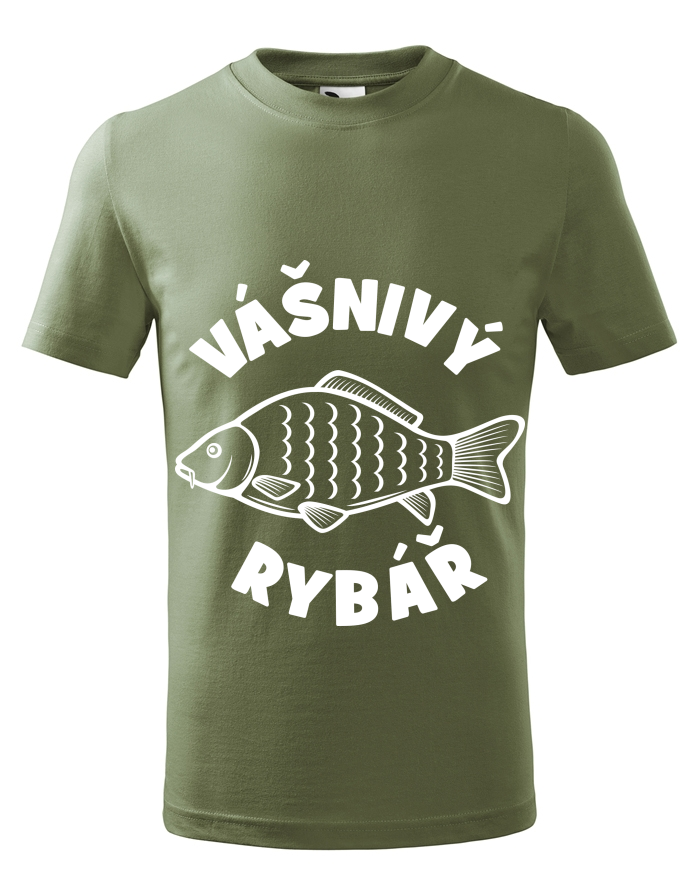 Dětské triko Vášnivý rybář