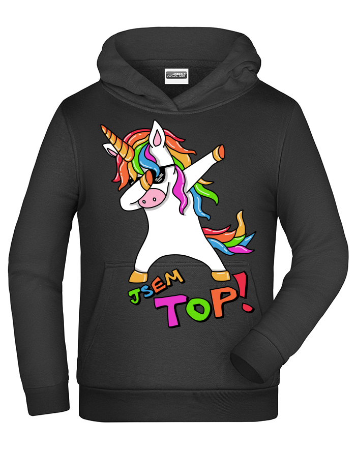 Dětská mikina Jsem top!