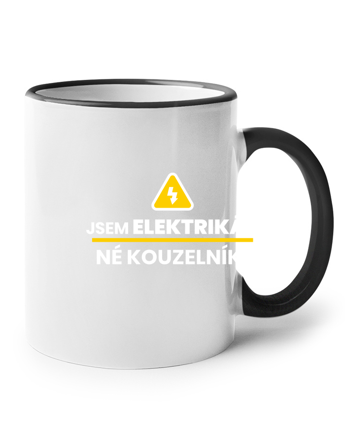 Hrnek Jsem elektrikář, né kouzelník