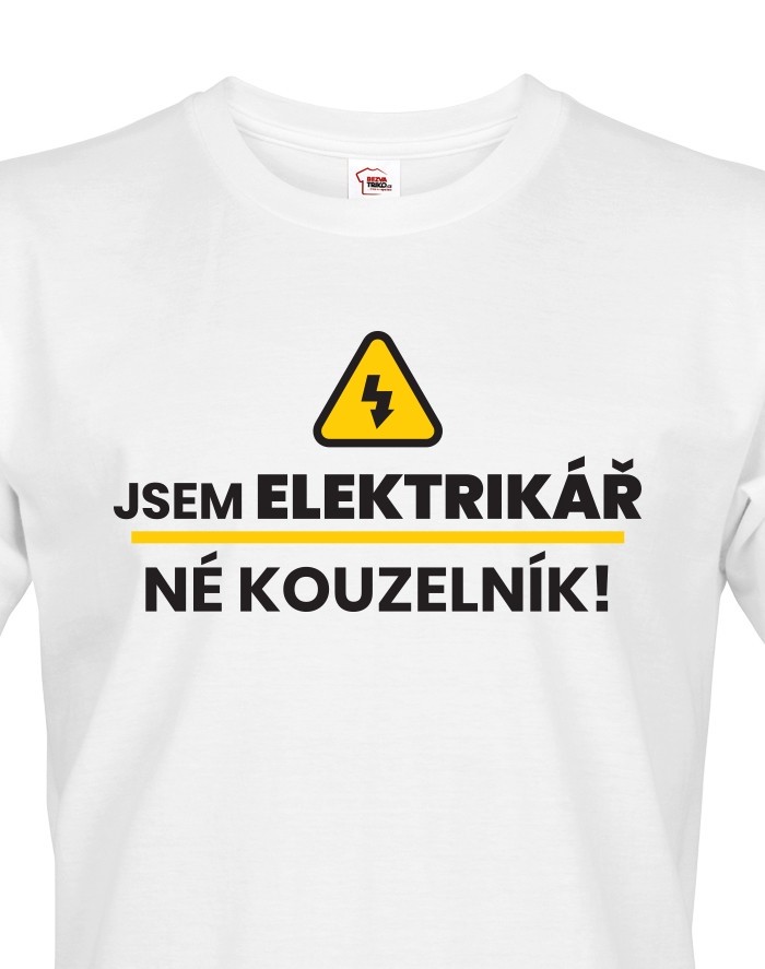 Pánské tričko Jsem elektrikář
