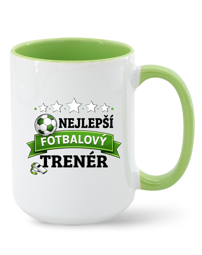 Keramický hrnek nejlepší fotbalový trenér