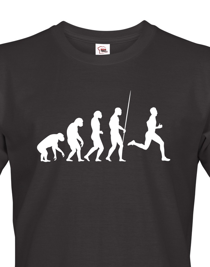 Pánské tričko - Evoluce běžce