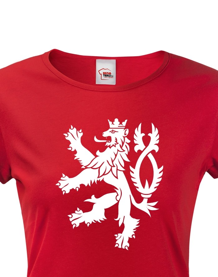 Dámské tričko Český lev 2