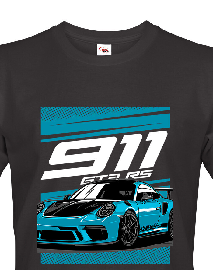 Pánské tričko Porsche 911 GT3 RS blue
