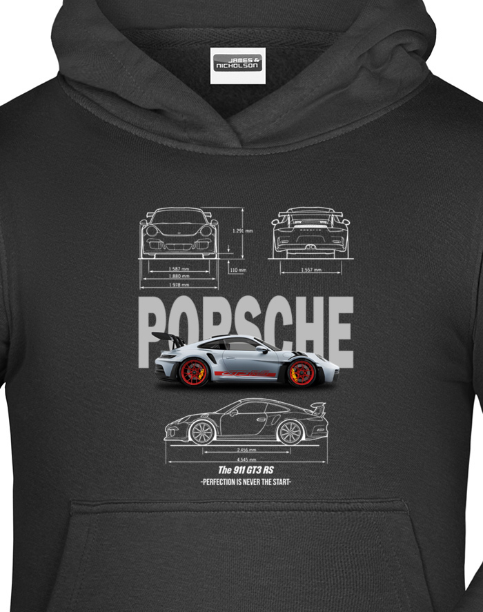 Dětská mikina Porsche 911 GT3 RS