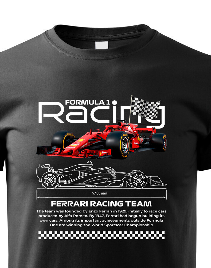 Dětské tričko F1 - Ferrari