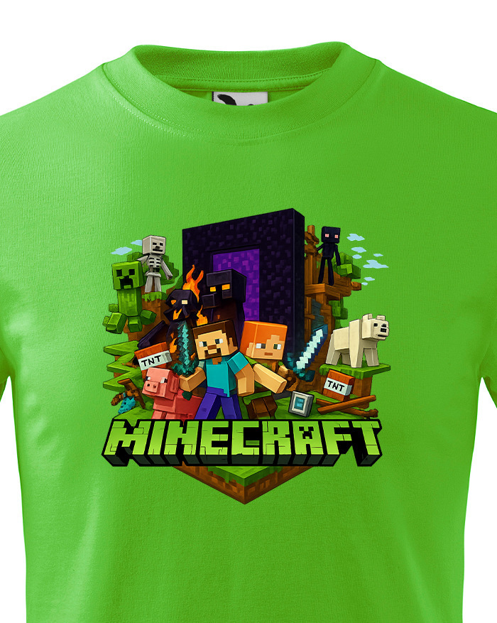 Dětské tričko - Minecraft 3