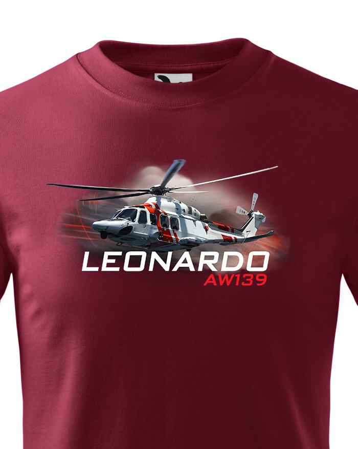Dětské tričko Leonardo AW139