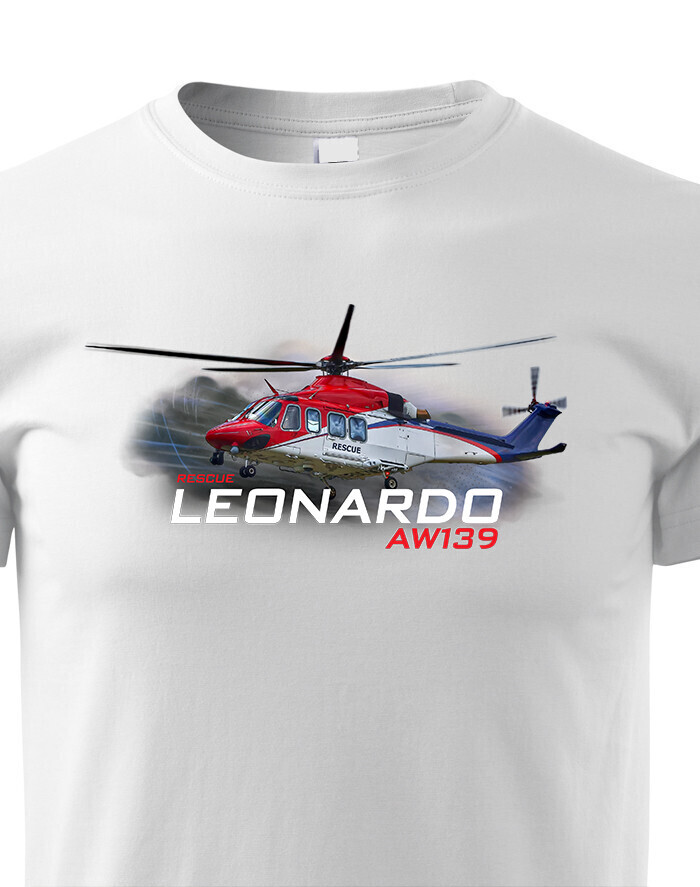 Dětské tričko Leonardo AW139 Rescue