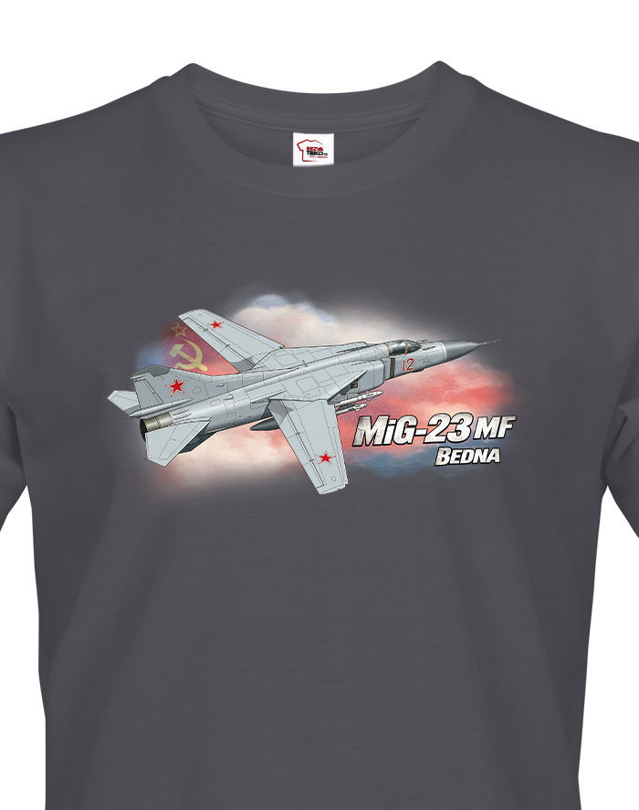 Pánské tričko Sovětská MIG-23 MF BEDNA
