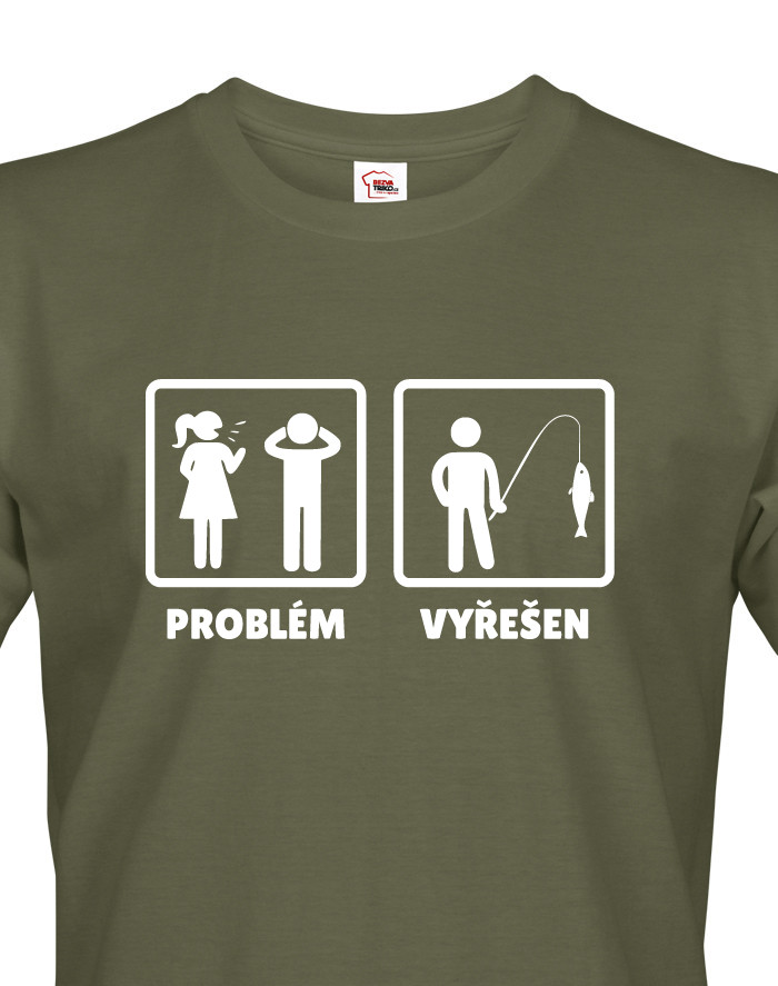 Tričko pro rybáře Problém - Vyřešen